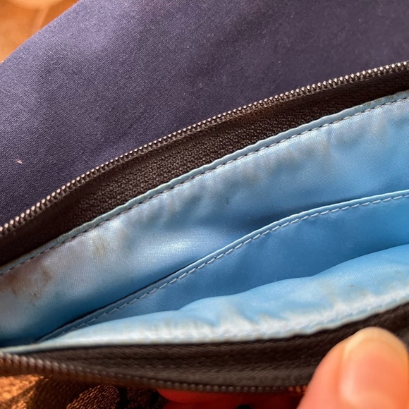 Coach Canvas Coated Wristlet With Matching Card Case - Picture 5 of 9